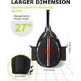 thumbnail image 2 of 17in Tennis Backpack for 2 Rackets & Gear, Sports Bag with Wet/Dry Compartment, Unisex Backpack for Men and Women, Ideal Gift for Tennis & Pickleball, 2 of 14