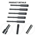 thumbnail image 2 of GLFILL High Performance Arrow Insert Adapter Broadhead Points Compatibility Aluminum Connector 4 2mm Inner Diameter 12pcs Set 6x7.5MM silver, 2 of 9