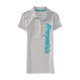 thumbnail image 1 of Aeropostale Womens Sequined Script Polo Shirt, Gris, Large Aeropostale Polo, 1 of 1