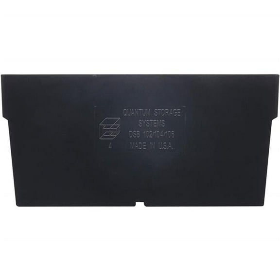 Quantum Storage Systems BinDivider,6inL,Plastic,Black,PK50 DSB102/104/106