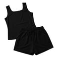 thumbnail image 5 of Women’s Tank Tops Wide Leg Elastic Waist Short Pockets Two Piece Summer Outdoor, 5 of 8