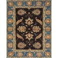 thumbnail image 1 of Ahgly Company Machine Washable Indoor Rectangle Abstract Bakers Brown Area Rugs, 2' x 3', 1 of 7