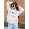 thumbnail image 2 of Style Star Banner Hoodie Women -Image by Shutterstock, Female Large, 2 of 4