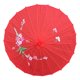 thumbnail image 1 of Paraguas de papel engrasado, sombrilla artesanal china resistente a la lluvia para pintar. Rojo, 1 of 6