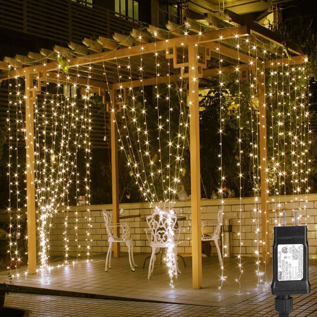 Icicle String Lights LED Fairy Curtain Xmas Light Decor Garden Indoor Hanging 5M 