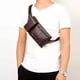 thumbnail image 2 of Mochila bandolera Bestsent de piel para hombre, color marrón, 2 of 6