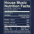 thumbnail image 3 of CafePress - House Music Nutrition Facts Black T Shirt - Men's Classic Graphic Cotton T-Shirt, 3 of 4