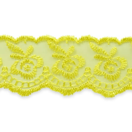 - Expo 5 yards of Fabiana Fancy Flower Embroidery trim