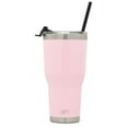 thumbnail image 2 of Simple Modern 30oz Cruiser Tumbler with Straw & Closing Lid Travel Mug Gift Double Wall Vacuum Insulated - 18/8 Stainless Steel Water Bottle -Blush, 2 of 7