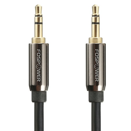 FosPower Premium Durable 3.5mm (M) to 3.5mm (M) Stereo Audio Aux Cable Cord Wire -