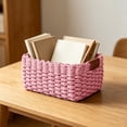 thumbnail image 6 of LEHOZIHEQ Small baskets for Organizing, Paper Rope Decorative Toilet Paper Baskets & Bathroom Organizer for Toilet Tank Top, Shelves, Countertop,Home,Office Storage Bins, 6 of 6