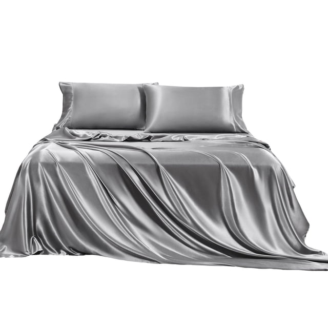 Plain Woolen Cloth Inlaid Four Piece Bed Set Bed Sheet Set