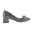 thumbnail image 6 of Naturalizer Mavis Women's Heels Silver Metallic Snake Size 7.5 W, 6 of 8