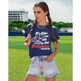 thumbnail image 5 of KimSoong Baseball Shirts Women Funny Baseball Mom Shirt Ballgame Graphic Tshirt Game Day Fan Tee Casual Short Sleeve Top, 5 of 6
