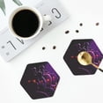 thumbnail image 4 of Lsque Five Nights At Freddy'S Pattern 4" Drink Coasters Set of 4, PVC Leather Absorbent Coasters, Table Coaster Set Decorative Coffee Cup Coasters Housewarming Gift, 4 of 7