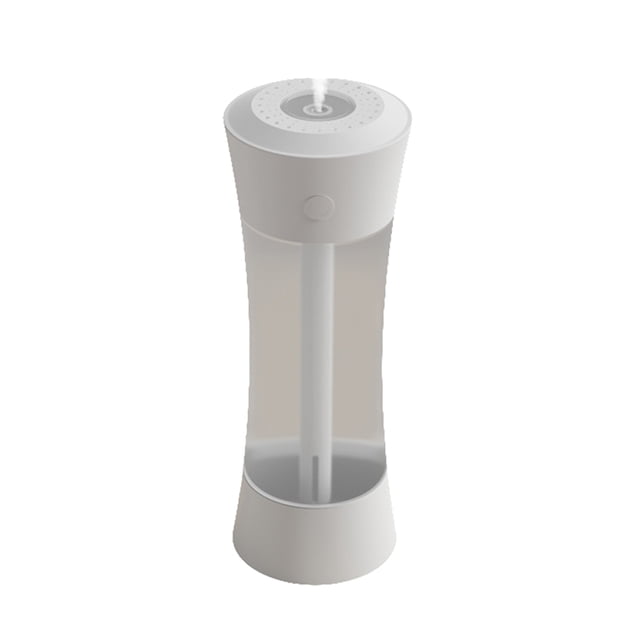 Cateissary Difusores de humidificador de aire de 180ml, generador de niebla de luz nocturna, difusor de escritorio, herramientas de pulverización Humidificadores Blanco