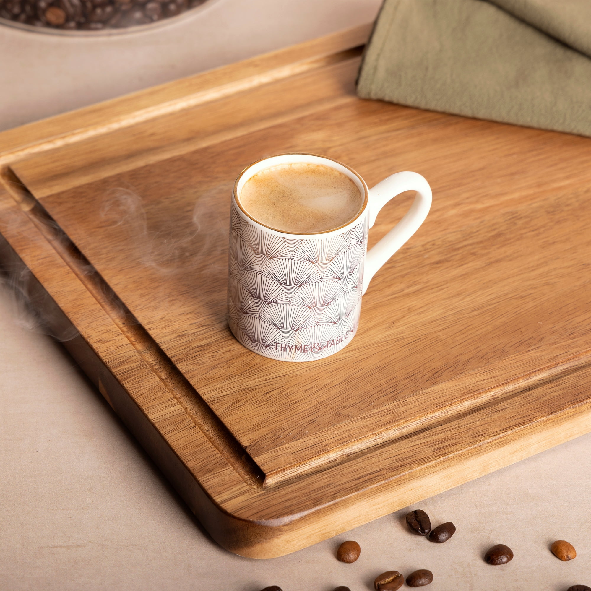 Thyme & Table Espresso Mug, Sand White