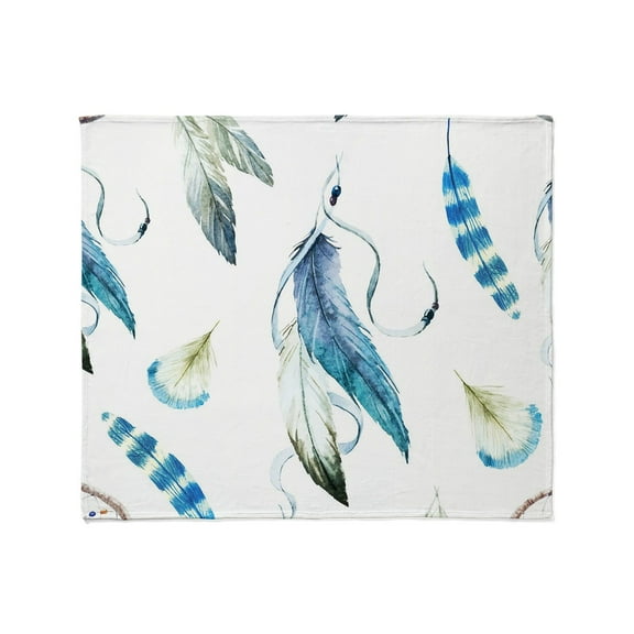 CafePress - Dreamcatcher Feathers Throw Blanket - Soft Fleece Throw Blanket, 50"x60" for All Ages