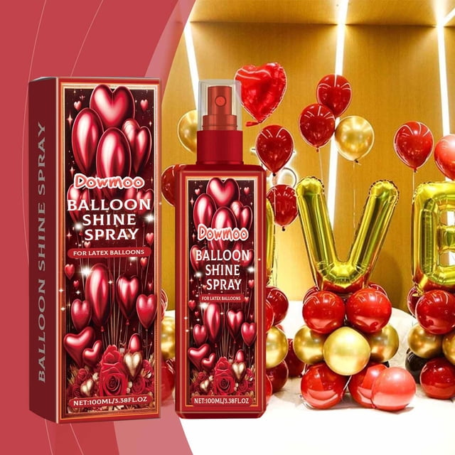 Xihbxyly Ofertas Relámpago de Hoy Globos Spray Brillo Brillante Globos Textura Brillo Evita Oxidación Spray Brillante Larga Duración 100Ml