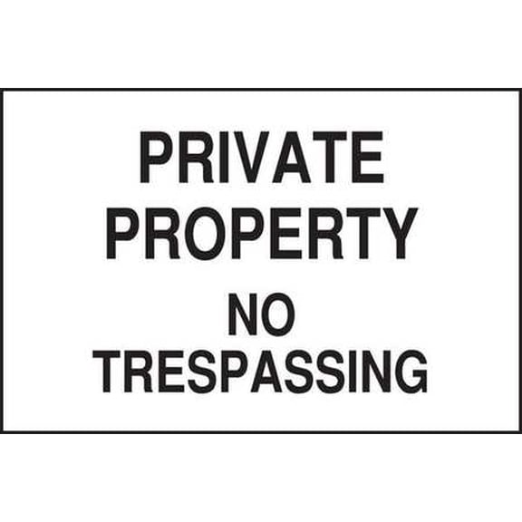 BRADY 40813 Admittance Sign