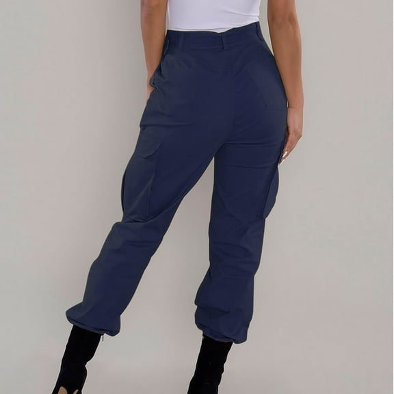 Idoravan Women's Plus Size Pants Womens Casual Pants Overalls European And American Overalls Trousers Pants