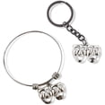 thumbnail image 1 of Bracelet Masques de Drame et Porte-Clés Jonc d'Acteurs et Porte-Clés, 1 of 7