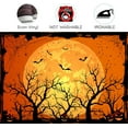 thumbnail image 5 of 8 x 6 ft Happy Halloween Orange Backdrop Bat Scary Pumpkin Lantern Full Moon Photo Backdrops for Parties Banner Decorations Outdoor Kids Portrait Hallowmas Holiday Photography Background, 5 of 5