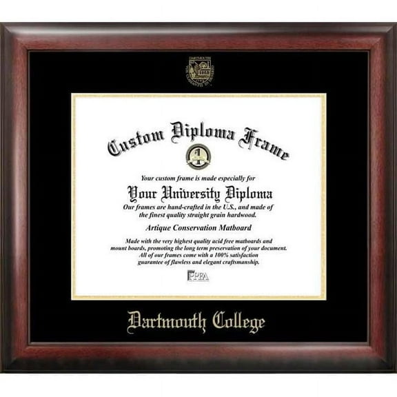 Campus Images NH999GED Dartmouth College Gold Embossed Diploma Frame