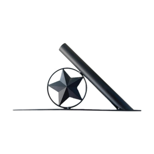 Soporte para asta de bandera, base resistente a la intemperie, montaje de asta de bandera de 45 degree Diseñado por estrellas