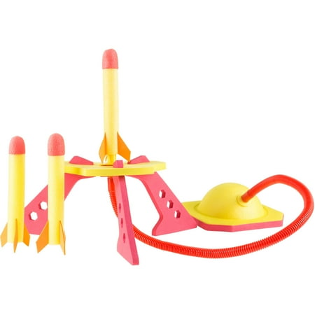 Multiple Rocket Launcher - Hey! Play! Jump Rocket Launcher with 3 Foam Rockets