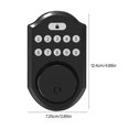 thumbnail image 3 of Portable Sturdy Alloy Materials Digit Combination Lockable Bolt Security Padbolt Accessory for Gate and Sheds Supplies, 3 of 5