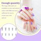 thumbnail image 3 of Minnieouse 500 piezas de uñas acrílicas manicura largo cuadrado falso transparente c-curve ballet herramientas extensiones decoraciones para niñas Juegos de manicura color natural Minnieouse  CE012397-01, 3 of 6