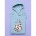 thumbnail image 3 of Stay Single! Hoodie Men -Smartprints Designs, Male 3X-Large, 3 of 4