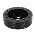thumbnail image 3 of Hub for 6-Hole to 3-Hole Steering Wheel Adapter Vehicle Accessory Aluminum Alloy Black, 3 of 8