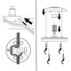 thumbnail image 3 of Foot switch for light fixture - Black, 3 of 5