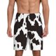 thumbnail image 1 of Balery Cow Skin 2 Pantalones cortos de pijama de punto de algodón para hombre con cinturilla y bolsillos-Medium, 1 of 6