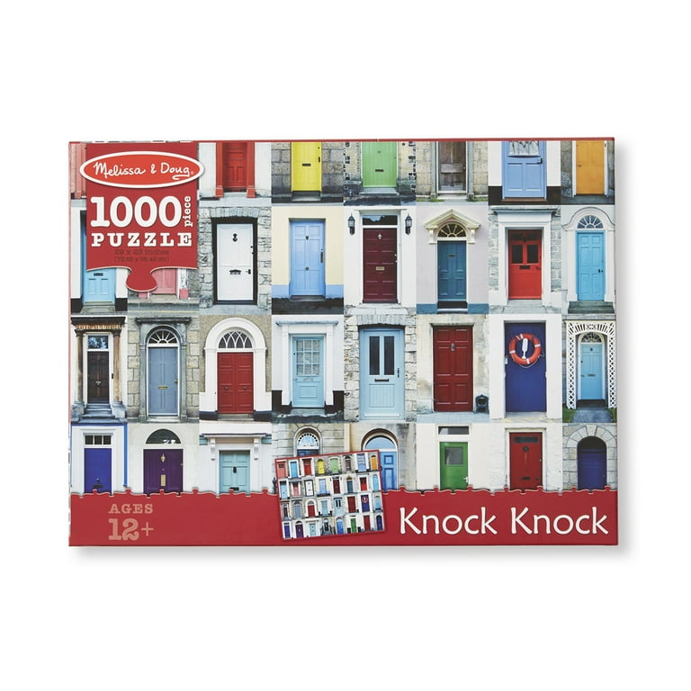 Melissa & Doug 1,000-Piece Knock Knock Doorways Cardboard Jigsaw