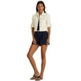 thumbnail image 4 of Lauren Ralph Lauren Women's White Patchwork Denim Trucker Jacket, 4 of 4