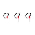 thumbnail image 1 of Maytalsory Magnetic Weight Stack Pin with Pull Parts Rope Replacement Red 10x80mm 3Set, 1 of 6
