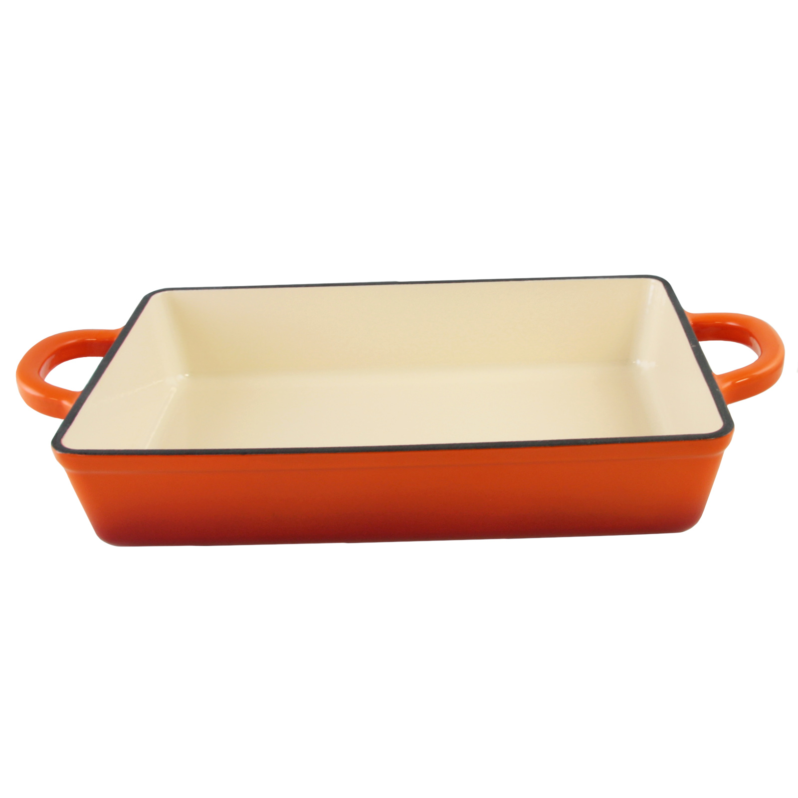 Crock Pot Artisan Enameled Cast Iron 13" Rectangular Lasagna Pan