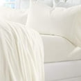 thumbnail image 1 of Micro Fleece Extra Soft Cozy Velvet Plush Sheet Set. Deluxe Bed Sheets with Deep Pockets. Velvet Luxe Collection (King, White), 1 of 5
