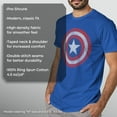 thumbnail image 6 of Men's Marvel Captain America Classic Shield Graphic Tee Royal Blue Medium, 6 of 10
