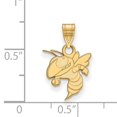 thumbnail image 2 of 10k Gold LogoArt Georgia Institute of Technology Yellow Jacket Small Pendant Q1Y042GT, 2 of 4