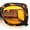 Tortoise - Orange, variant on Womens Mod Thick Plastic Rectangle Designer Fashion Butterfly Sunglasses All Black