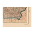 thumbnail image 3 of Historic State Map - Iowa - Reynold 1921 - 32.72 x 23 - Vintage Wall Art, 3 of 5