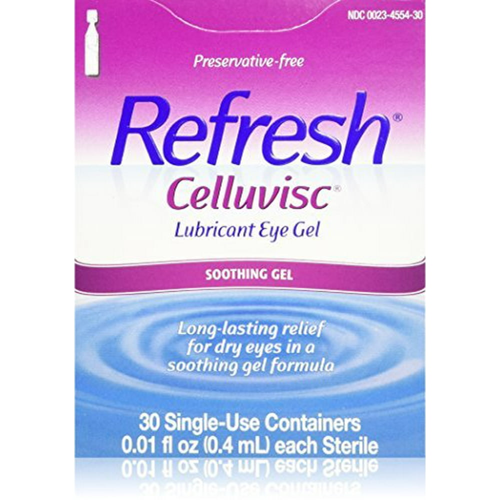 Refresh Celluvisc Lubricant Eye Gel Singleuse Containers 30 Ea