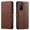 Brown, variant on Starshop Samsung Galaxy S26 FE Case Phone Cover Wallet Pouch Case With Glass Screen - Brown