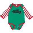 thumbnail image 3 of Inktastic Distressed Motorcycle Boys or Girls Long Sleeve Baby Bodysuit, 3 of 5