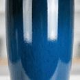 thumbnail image 5 of Bibana 21 inch Tall Planter, Indoor Outdoor Round Planter for Porch, Large Plant Pot with Drainage Hole for Home Garden Front Door, Blue Glossy Round Pots for Plants(set of 2), 5 of 10