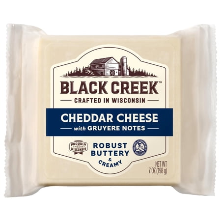 Black Creek® Cheddar Cheese with Gruyere Notes 7 oz Square